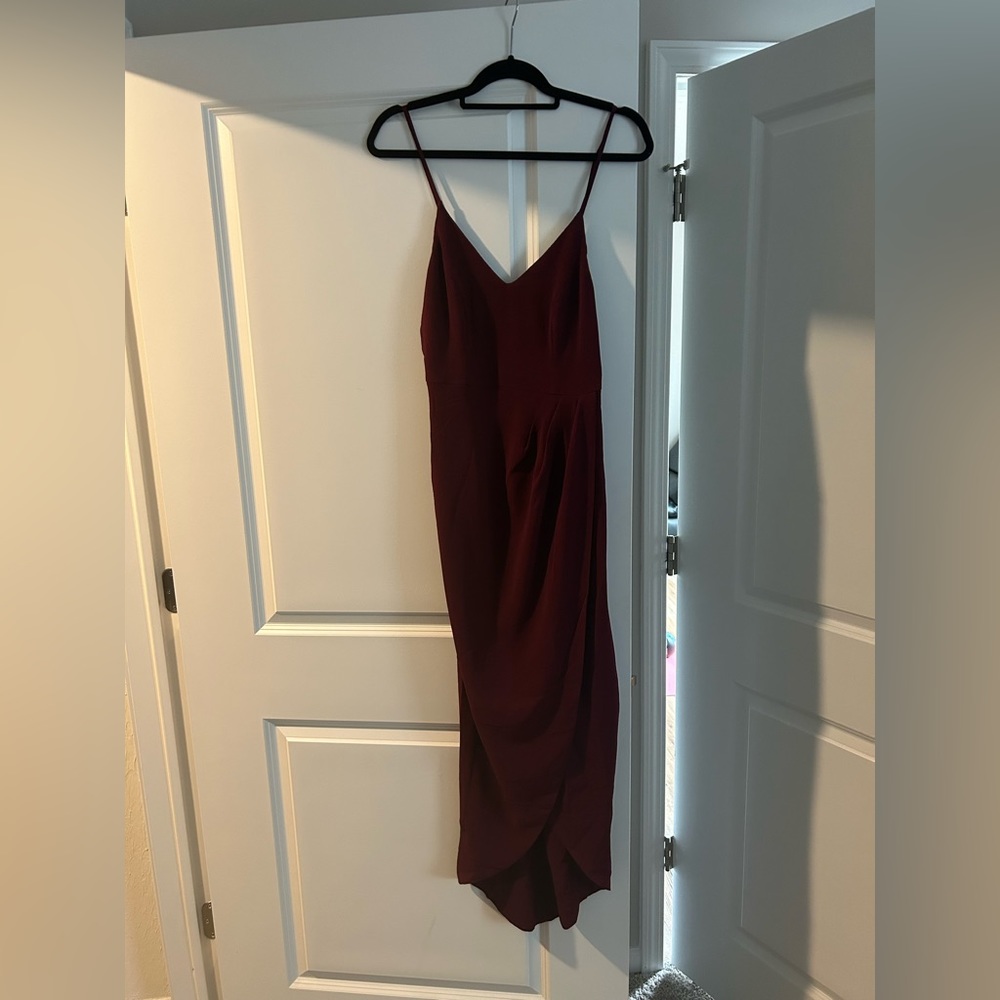 Showpo Lucky Day Drape Maxi Dress Size 6